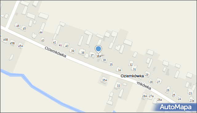 Oziemkówka, Oziemkówka, 36A, mapa Oziemkówka