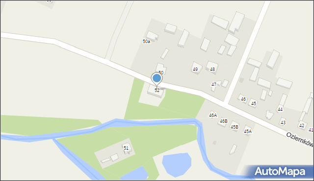 Oziemkówka, Oziemkówka, 52, mapa Oziemkówka
