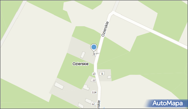 Ozierskie, Ozierskie, 6, mapa Ozierskie