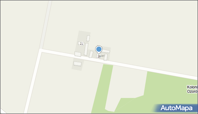 Ozorów, Ozorów, 19, mapa Ozorów