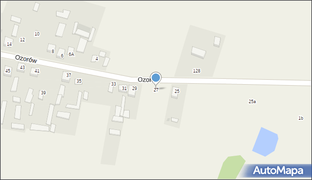 Ozorów, Ozorów, 27, mapa Ozorów