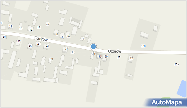 Ozorów, Ozorów, 33, mapa Ozorów