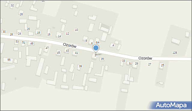 Ozorów, Ozorów, 37, mapa Ozorów
