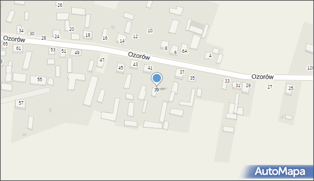 Ozorów, Ozorów, 39, mapa Ozorów