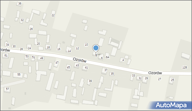 Ozorów, Ozorów, 8, mapa Ozorów