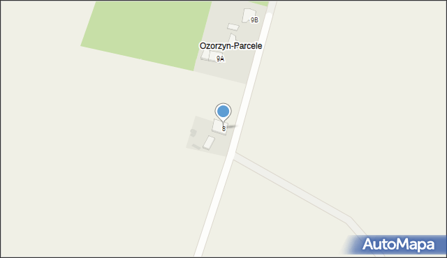 Ozorzyn, Ozorzyn, 8, mapa Ozorzyn