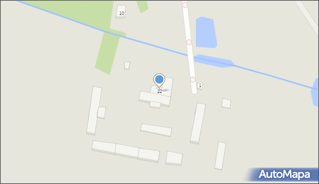 Parzęczew, Ozorkowska, 12, mapa Parzęczew