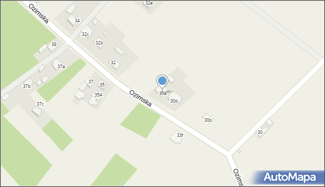 Pustków, Ozimska, 30a, mapa Pustków
