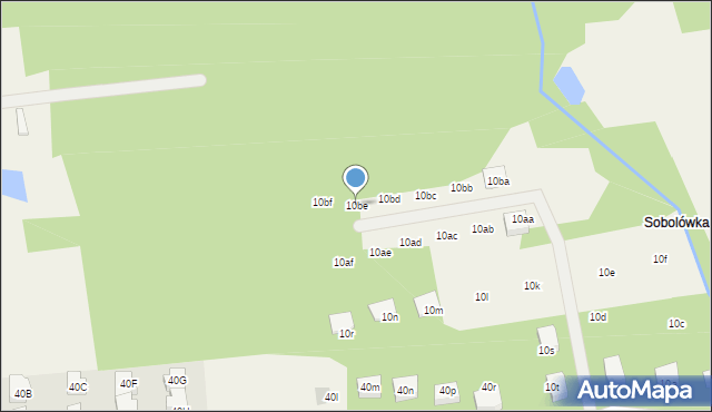 Adamowizna, Pawia, 10be, mapa Adamowizna