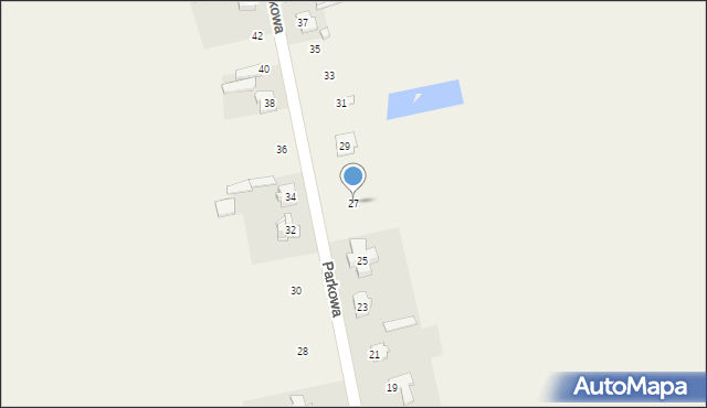 Aleksandrówka, Parkowa, 27, mapa Aleksandrówka