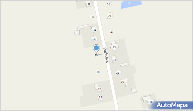 Aleksandrówka, Parkowa, 30, mapa Aleksandrówka