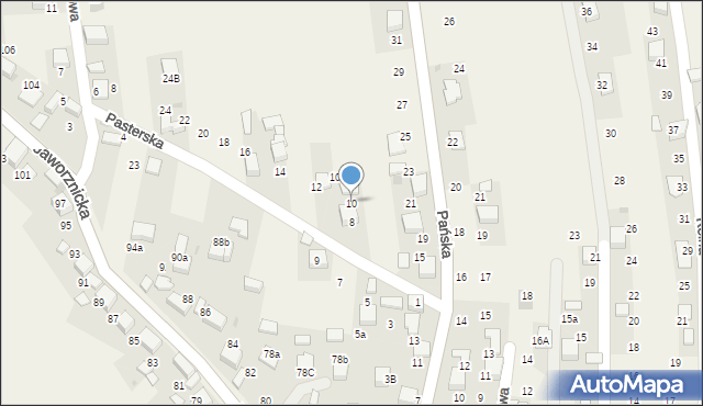 Balin, Pasterska, 10, mapa Balin