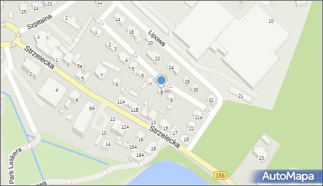 Barlinek, Papugi Jana, 8, mapa Barlinek