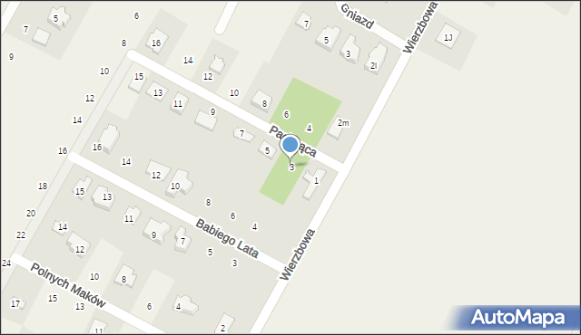 Baszkówka, Pachnąca, 3, mapa Baszkówka