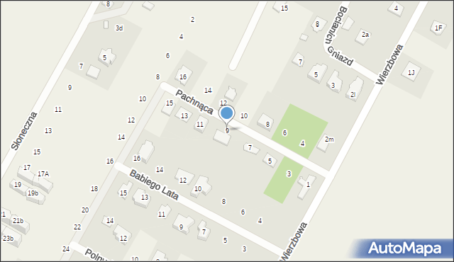 Baszkówka, Pachnąca, 9, mapa Baszkówka
