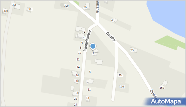 Bestwinka, Pastwiskowa, 3, mapa Bestwinka