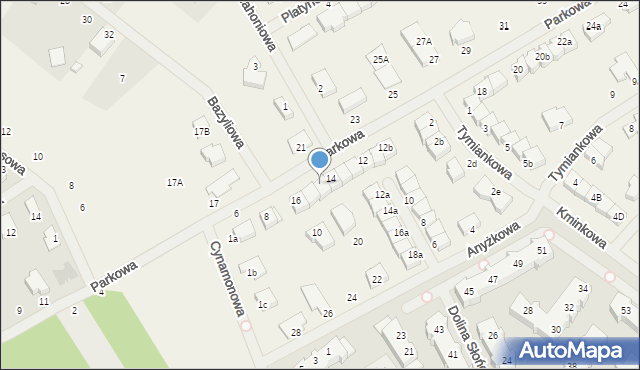 Bezrzecze, Parkowa, 16b, mapa Bezrzecze