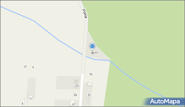 Bielicha, Pawia, 56, mapa Bielicha