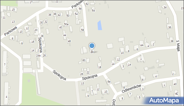 Blachownia, Parkowa, 60a, mapa Blachownia