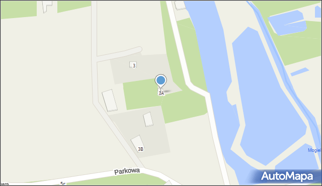 Błędów, Parkowa, 3A, mapa Błędów