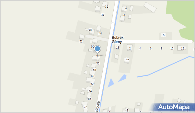 Bobrek, Parkowa, 54, mapa Bobrek