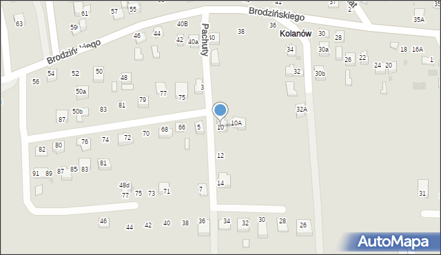 Bochnia, Pachuty Stanisława, 10, mapa Bochni