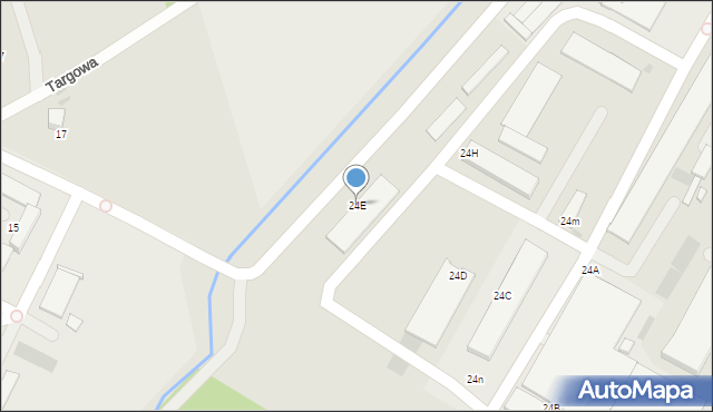 Bochnia, Partyzantów, 24E, mapa Bochni