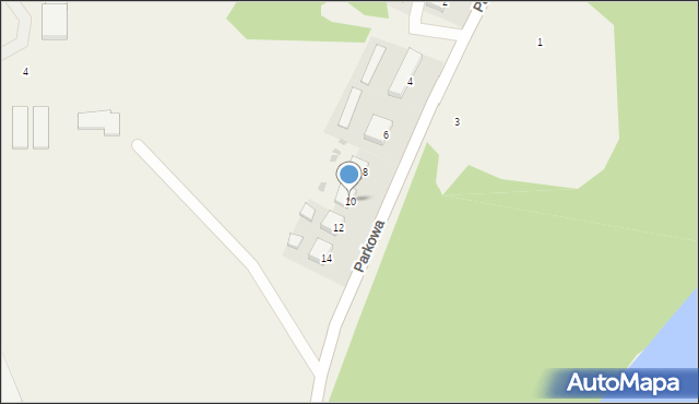 Boczów, Parkowa, 10, mapa Boczów
