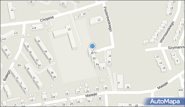 Bogatynia, Paderewskiego Ignacego Jana, 6c, mapa Bogatynia