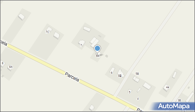Bogucice Pierwsze, Parcela, 6A, mapa Bogucice Pierwsze