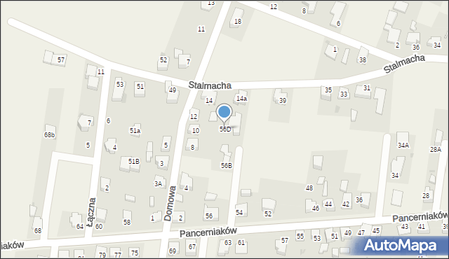 Bojszowy, Pancerniaków, 56D, mapa Bojszowy