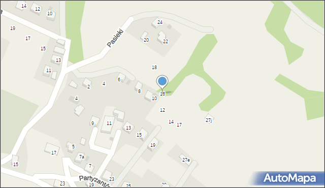 Brenna, Pasieki, 16, mapa Brenna