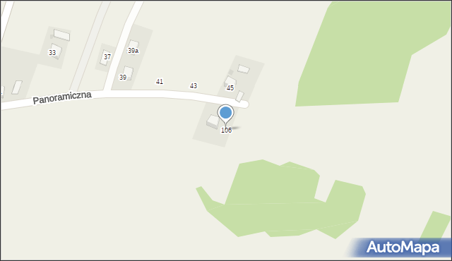 Brodła, Panoramiczna, 106, mapa Brodła