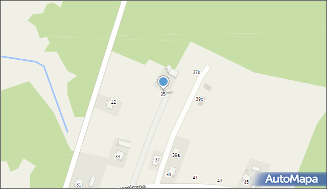 Brodła, Panoramiczna, 35, mapa Brodła