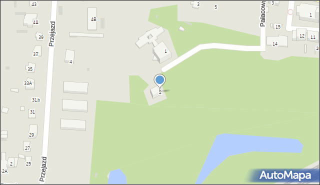 Brwinów, Pałacowa, 2, mapa Brwinów