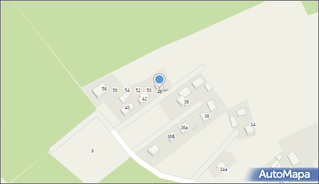 Brzeźce, Pazurowicka, 48, mapa Brzeźce