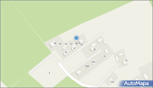 Brzeźce, Pazurowicka, 50, mapa Brzeźce