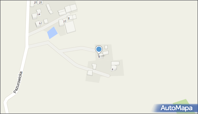 Brzeźce, Pazurowicka, 6, mapa Brzeźce