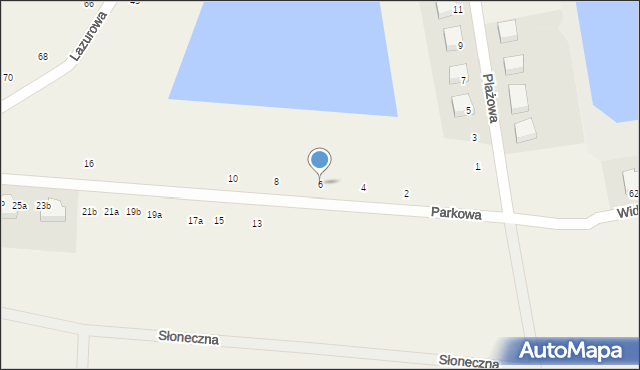 Brzezinki, Parkowa, 6, mapa Brzezinki