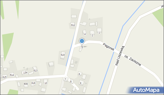 Bucze, Pagorek, 5, mapa Bucze