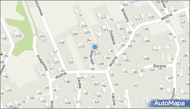 Buczkowice, Pasterska, 2, mapa Buczkowice