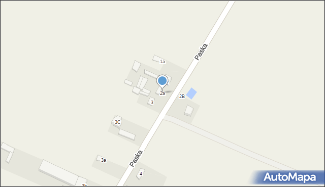 Budziszewice, Paska Jana Chryzostoma, 2a, mapa Budziszewice