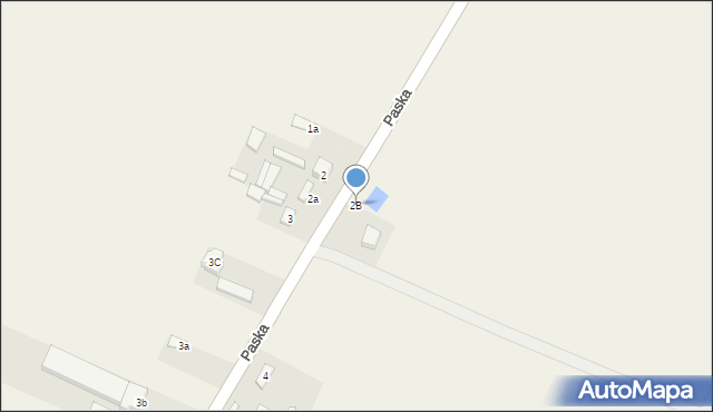 Budziszewice, Paska Jana Chryzostoma, 2B, mapa Budziszewice