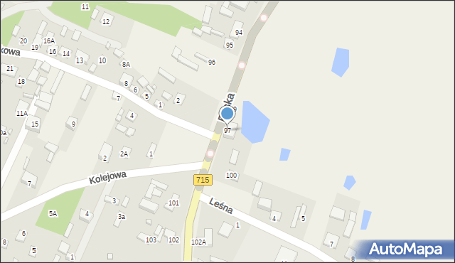Budziszewice, Paska Jana Chryzostoma, 97, mapa Budziszewice