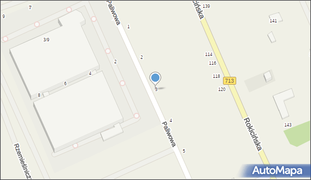 Bukowiec, Paliwowa, 3, mapa Bukowiec