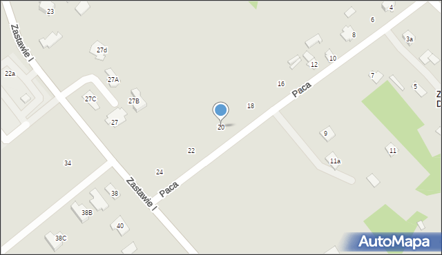 Choroszcz, Paca Stefana Mikołaja, 20, mapa Choroszcz