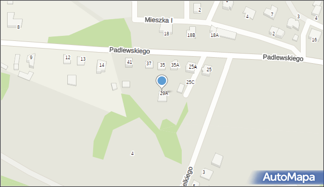 Chorzele, Padlewskiego Zygmunta, gen., 39, mapa Chorzele