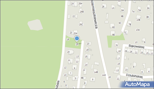 Ciechanów, Patriotów, 15, mapa Ciechanów