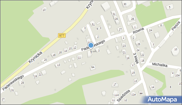 Ciężkowice, Paderewskiego Ignacego Jana, 5, mapa Ciężkowice