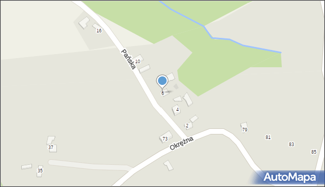 Ciężkowice, Pańska, 6, mapa Ciężkowice